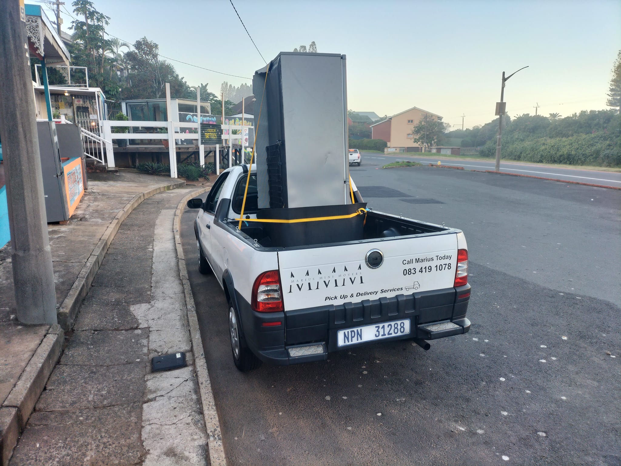 Furniture being moved carefully