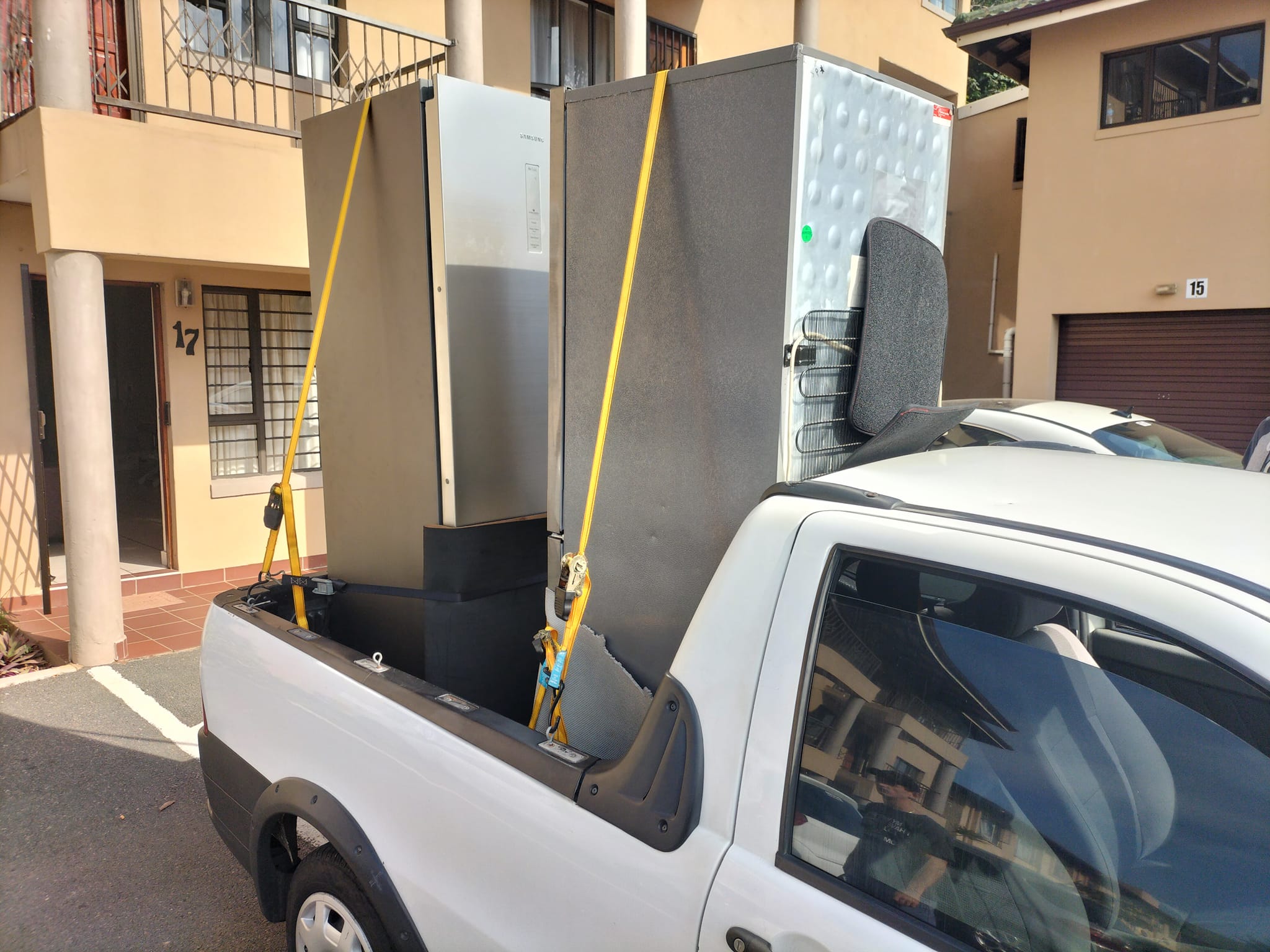 Larger load being transported